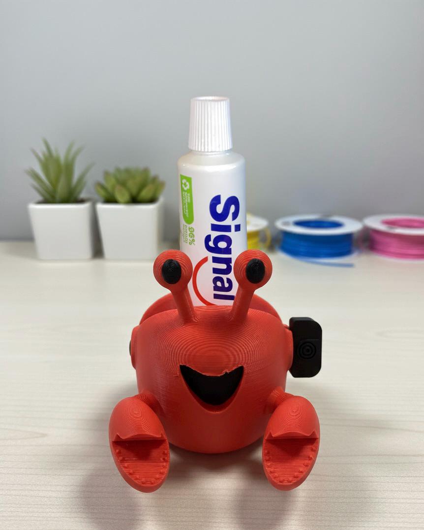 Presse-Moi tube de Dentifrice, Crabe Rigolo, Accessoire Salle de Bain Kawaii, Idée Cadeau Fun pour Enfants et Adultes