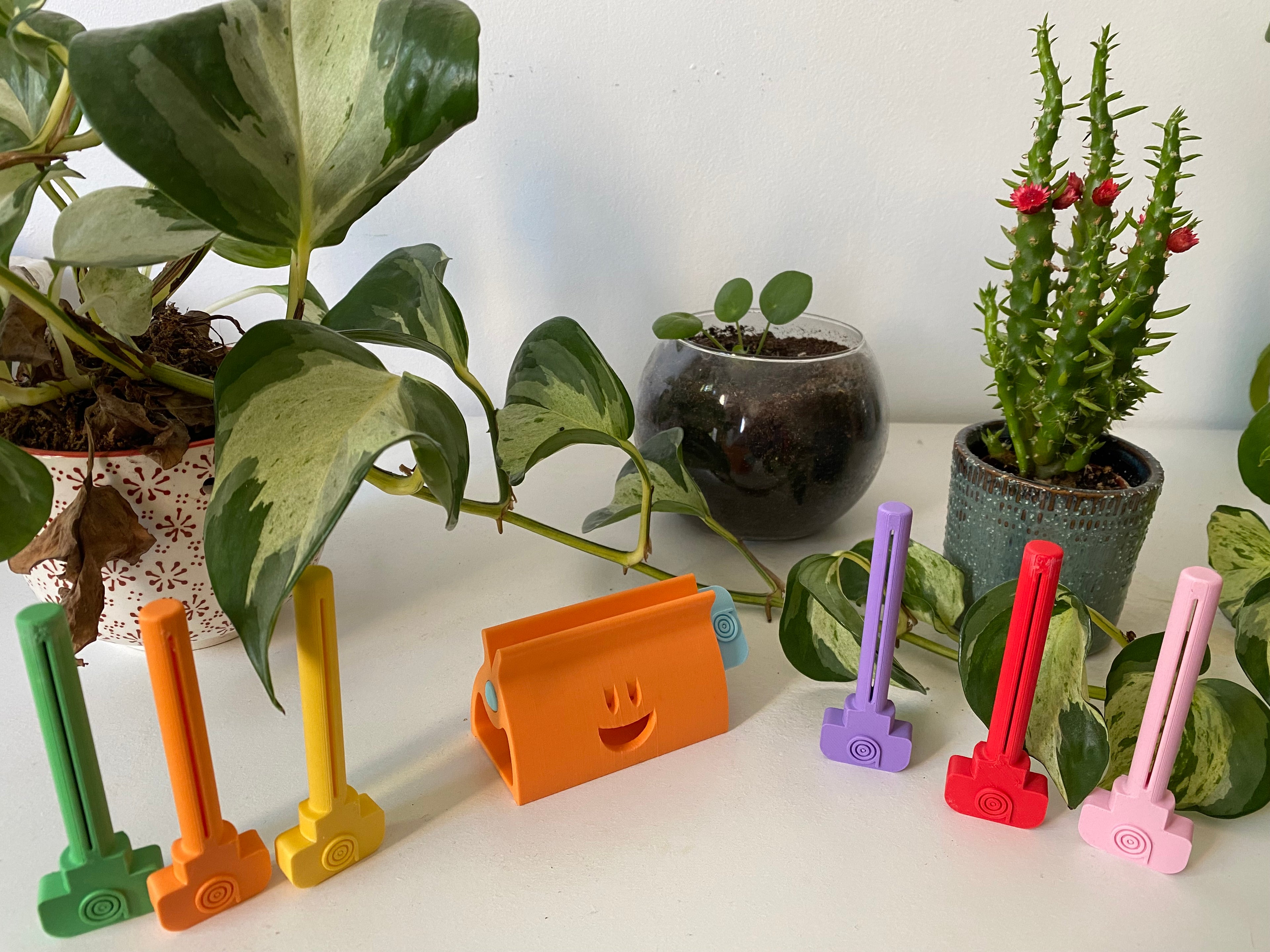 Presse-tube dentifrice 3D | Accessoire zéro déchet salle de bain | 7 couleurs