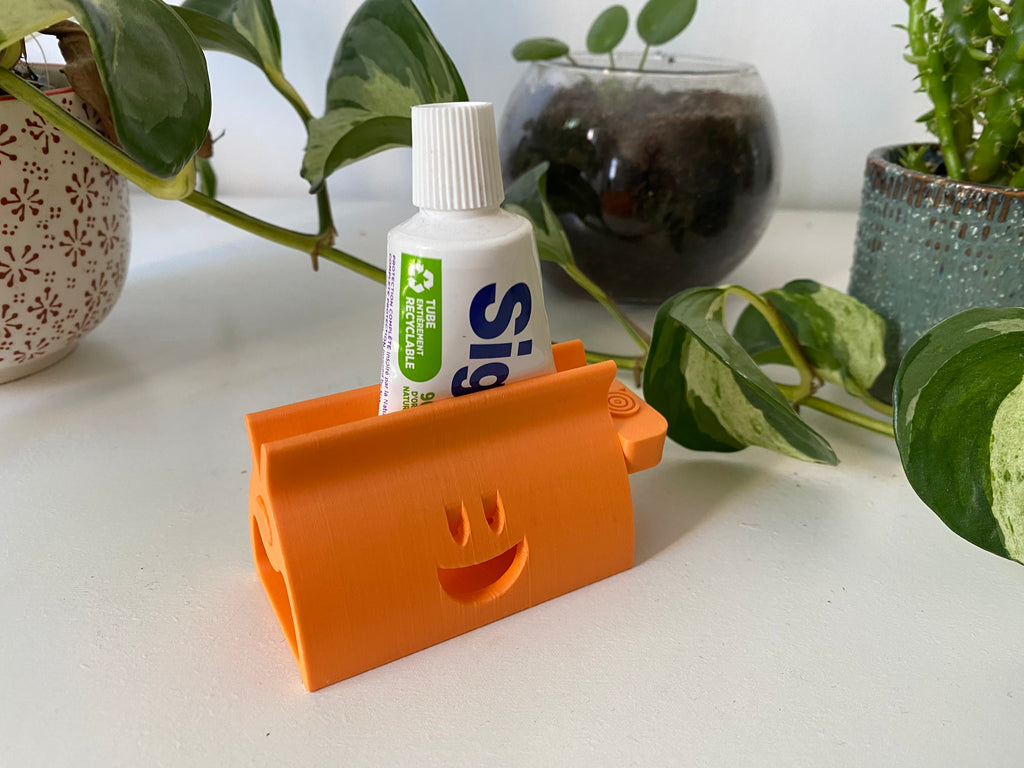 Presse-tube dentifrice 3D | Accessoire zéro déchet salle de bain | 7 couleurs