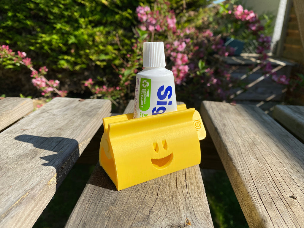 Presse-tube dentifrice 3D | Accessoire zéro déchet salle de bain | 7 couleurs