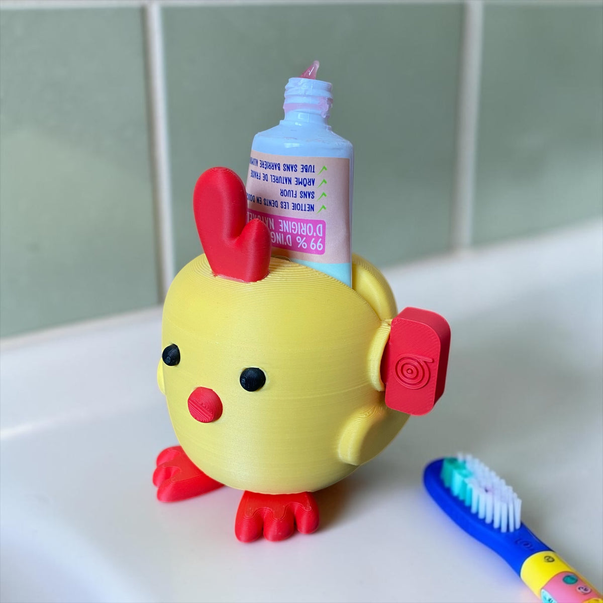 Presse-tube de dentifrice animaux