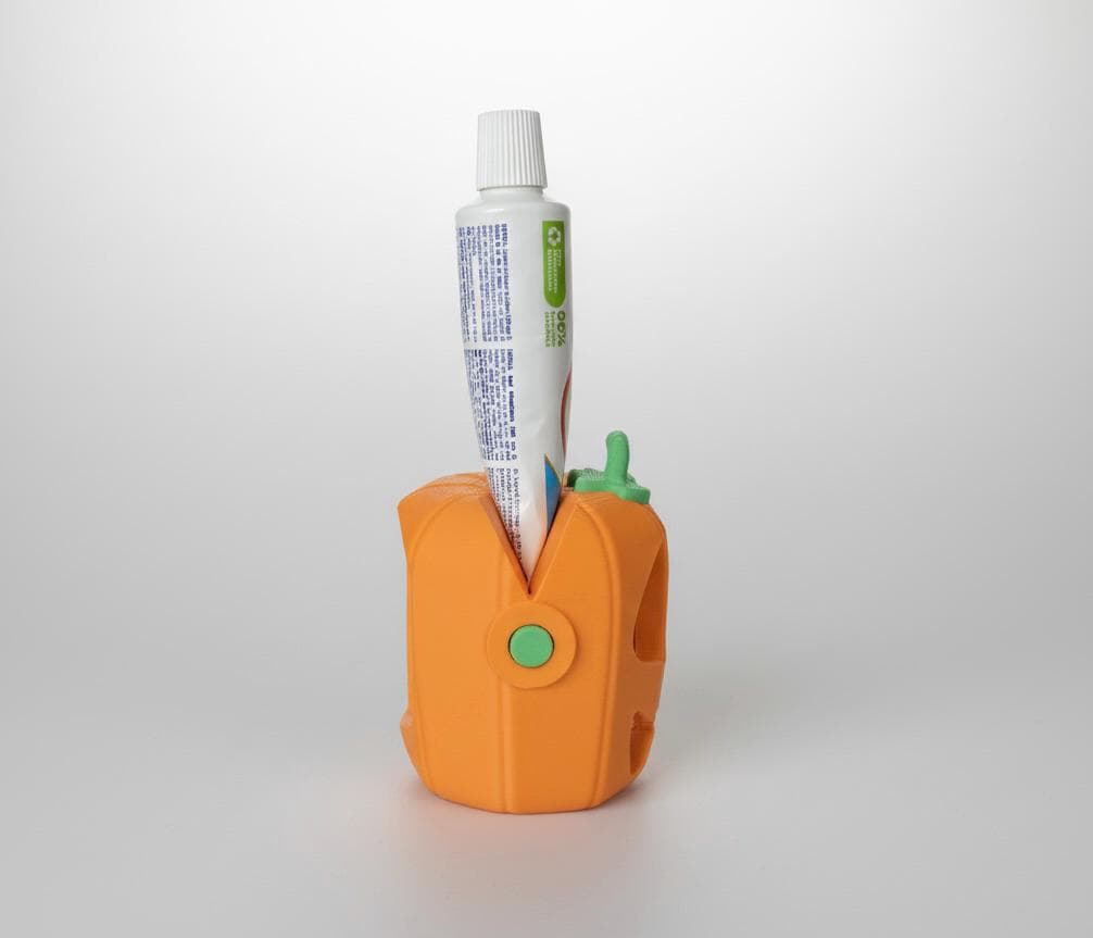 Presse tube Citrouille Halloween | Accessoire salle de bain amusant | Idée cadeau anti-gaspillage